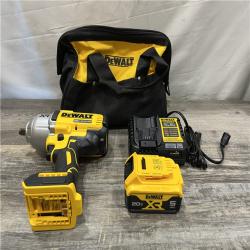 AS-IS DEWALT 20V MAX Lithium-Ion Cordless 1/2 in. Impact Wrench Kit