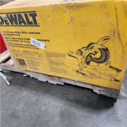 NEW- DeWalt 15 Amps 12 in. Corded Dual-Bevel Sliding Compound Miter Saw