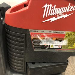AS-IS Milwaukee 12-Volt Lithium-Ion Cordless Green 125 ft. Cross Line and Plumb Points Laser Level (Tool-Only)