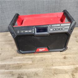 HOUSTON LOCATION - AS-IS Milwaukee M18 18V Lithium-Ion Cordless Jobsite Radio