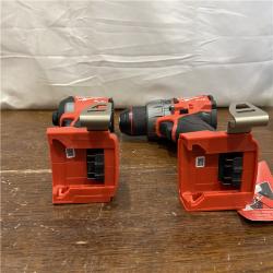 AS-IS MILWAUKEE M18 FUEL 18V Lithium-Ion Brushless Cordless Hammer Drill and Impact Driver Combo Kit (2-Tool) with 2 Batteries