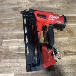 Houston Location AS-IS Milwaukee FUEL 18-Volt Lithium-Ion Brushless Cordless Gen II 16-Gauge Angled Finish Nailer (Tool-Only)