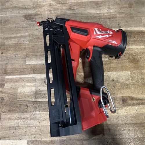 Houston Location AS-IS Milwaukee FUEL 18-Volt Lithium-Ion Brushless Cordless Gen II 16-Gauge Angled Finish Nailer (Tool-Only)