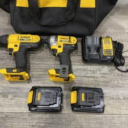 AS-IS DEWALT 20V MAX Cordless Drill/Impact 2 Tool Combo Kit
