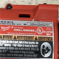 AS-IS Milwaukee 18V Lithium-Ion Brushless Cordless Compact Drill/Impact Combo Kit
