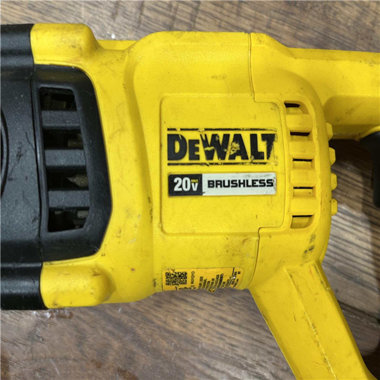 AS-IS DEWALT 20V MAX Cordless Brushless 1 in. SDS Plus D-Handle Concrete and Masonry Rotary Hammer (Tool Only)