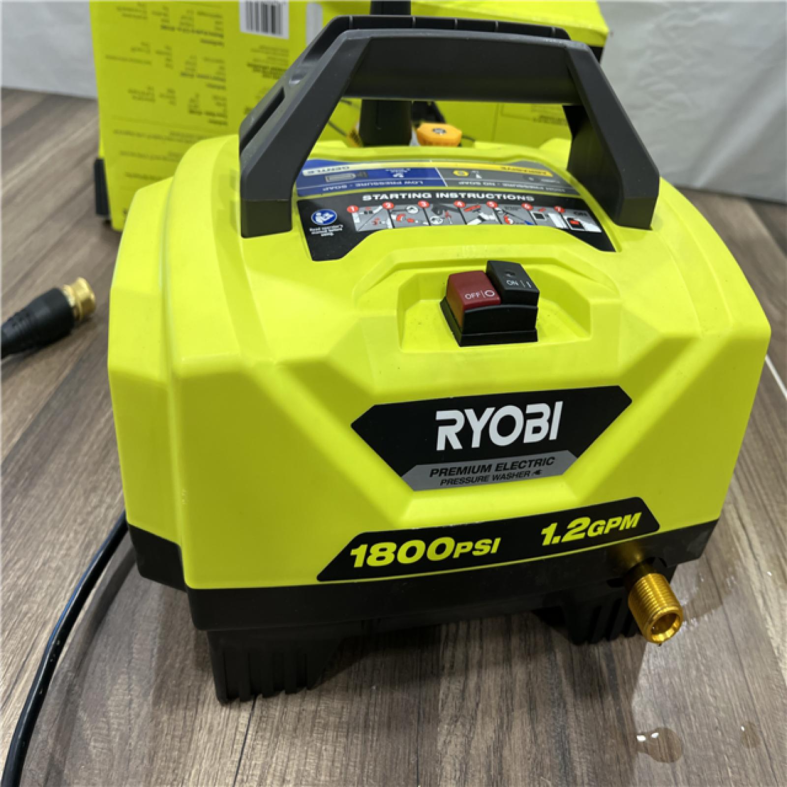 GOOD RYOBI 1800 PSI 1.2 GPM Cold Water Corded Electric Pressure Washer