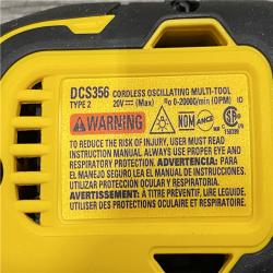 AS-IS DEWALT 20V MAX XR Cordless Brushless 3-Speed Oscillating Multi Tool Kit