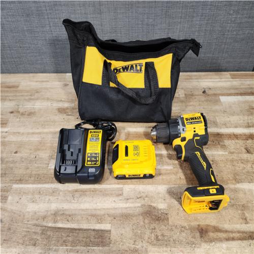 HOUSTON LOCATION - AS - IS DEWALT Atomic 20V Lithium-Ion Cordless Compact 1/2 in. Drill/Driver Kit