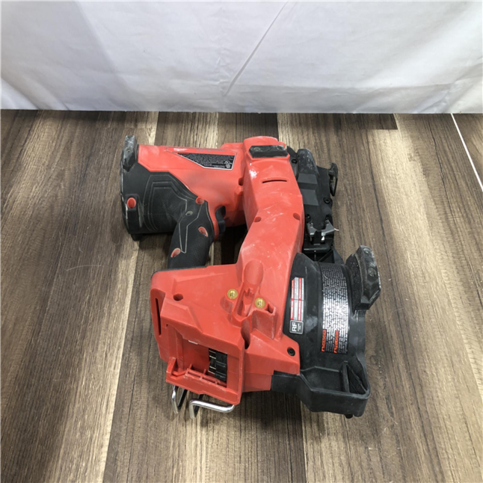 AS-IS Milwaukee  FUEL 18-Volt Lithium-Ion Brushless Cordless Coil Roofing Nailer (Tool Only)