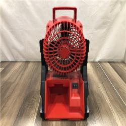 AS-IS - Milwaukee 18-Volt Lithium-Ion Brushless Cordless PACKOUT Jobsite Fan (Tool-Only)