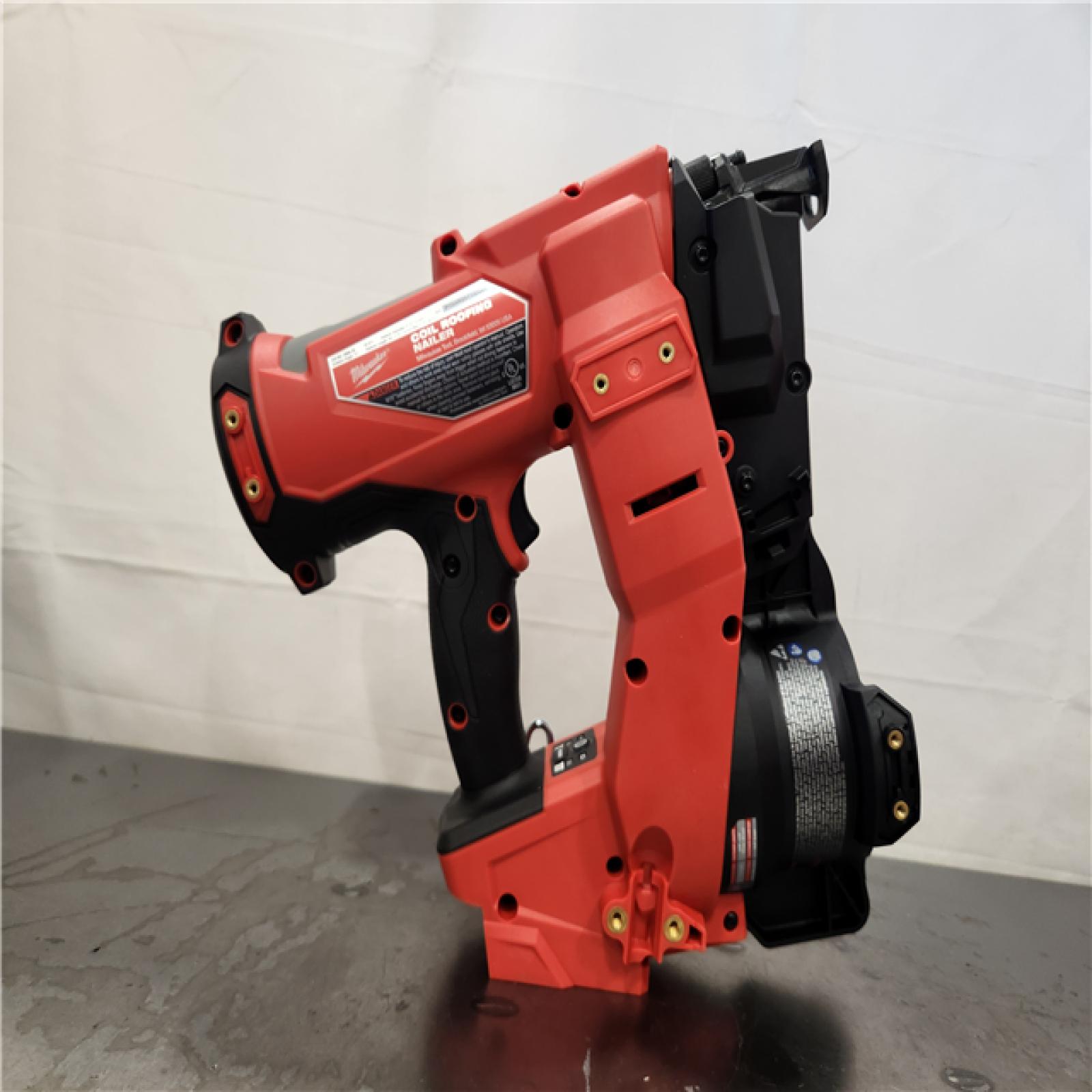 AS-IS- Milwaukee M18 FUEL Coil Roofing Nailer (TOOL ONLY)