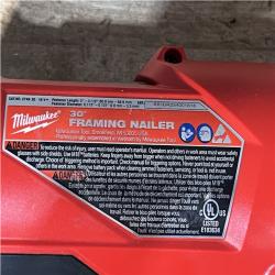 Houston Location AS-IS Milwaukee FUEL 3-1/2 in. 18-Volt 30-Degree Lithium-Ion Brushless Cordless Framing Nailer (Tool-Only)