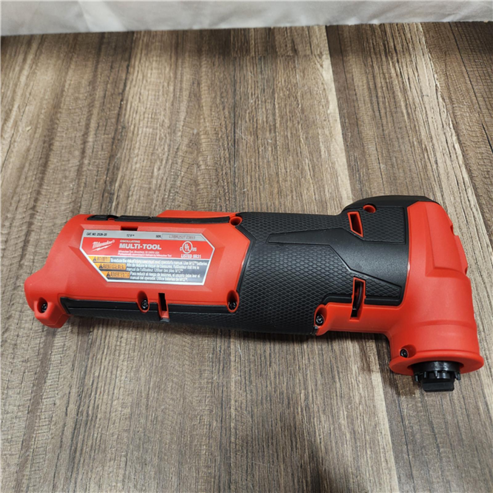 AS-IS- Milwaukee M12 FUEL 12-Volt Lithium-Ion Cordless Oscillating Multi-Tool (Tool-Only)