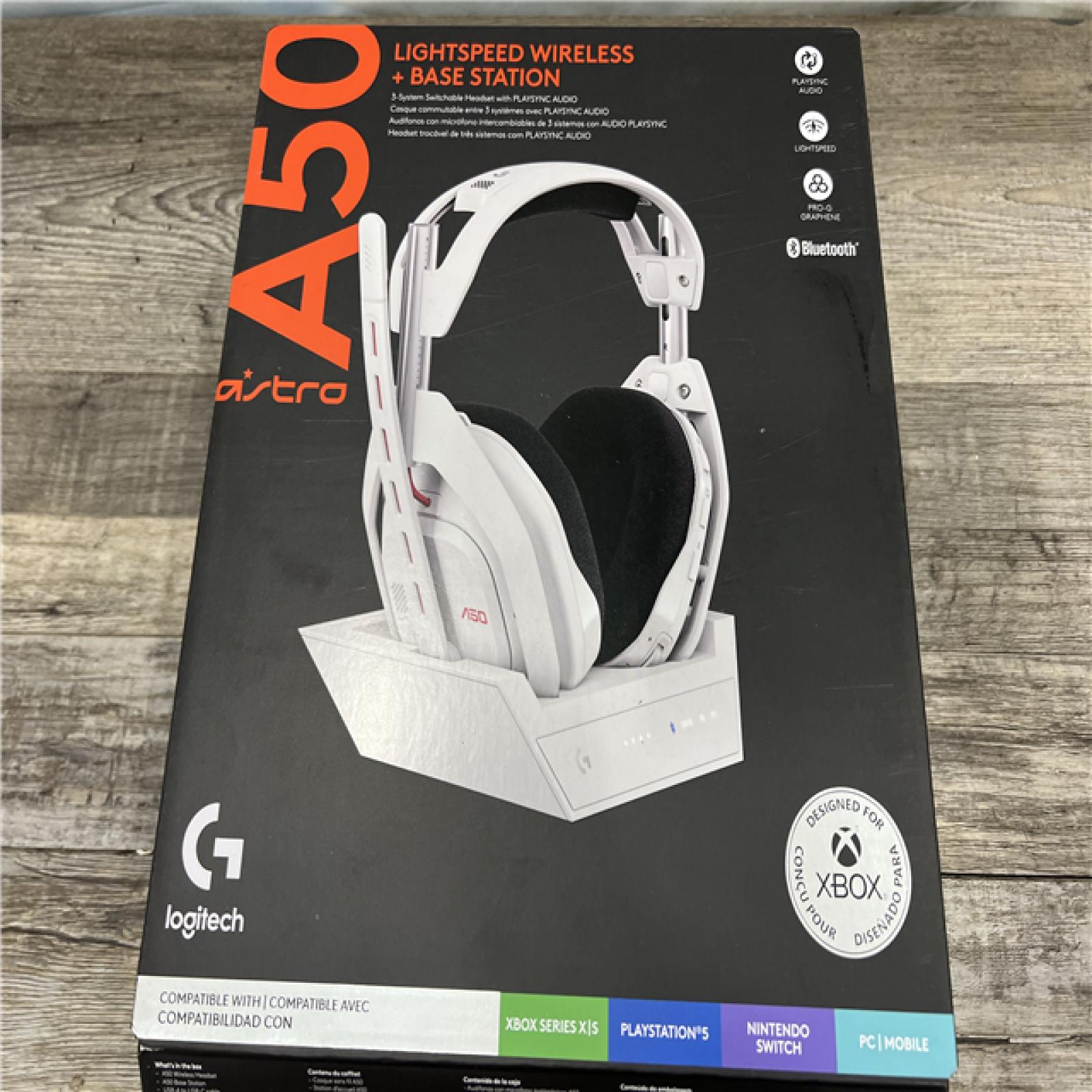 AS-IS Logitech - Astro A50 X LIGHTSPEED Wireless with PLAYSYNC Gaming Headset