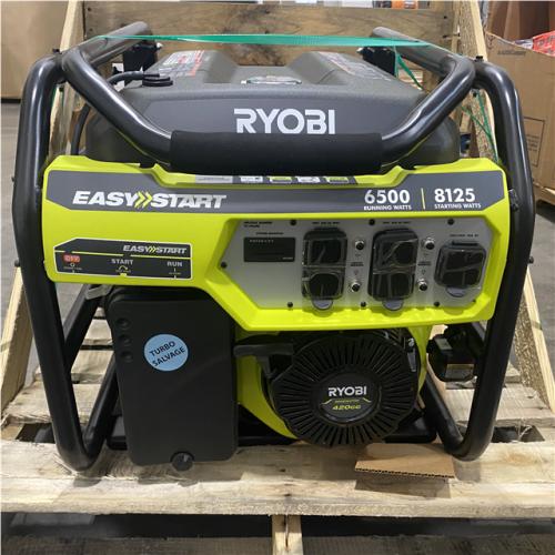 Dallas Location - As-Is RYOBI 8125/6500-Watt Gas Powered Portable Generator