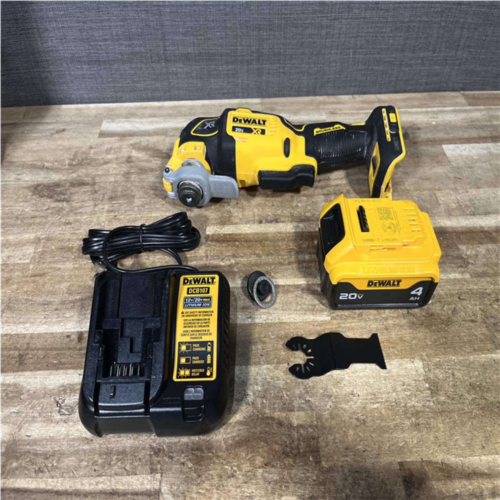 Houston Location AS-IS DeWalt XR Oscillating Multi Tool Kit and Battery with Charger