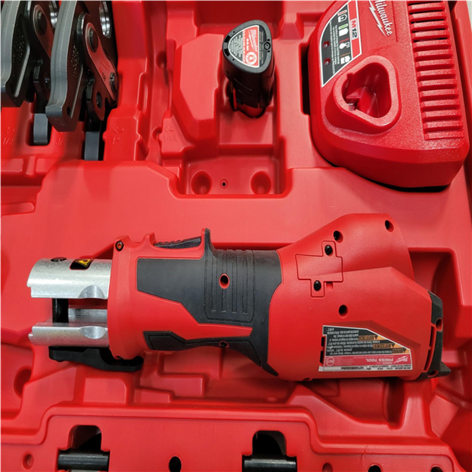 CALIFORNIA AS-IS MILWAUKEE M12 FORCE LOGIC PRESS TOOL