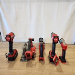 AS-IS- Milwaukee FUEL 18V Lithium-Ion Brushless Cordless (5-Tool) Combo Kit