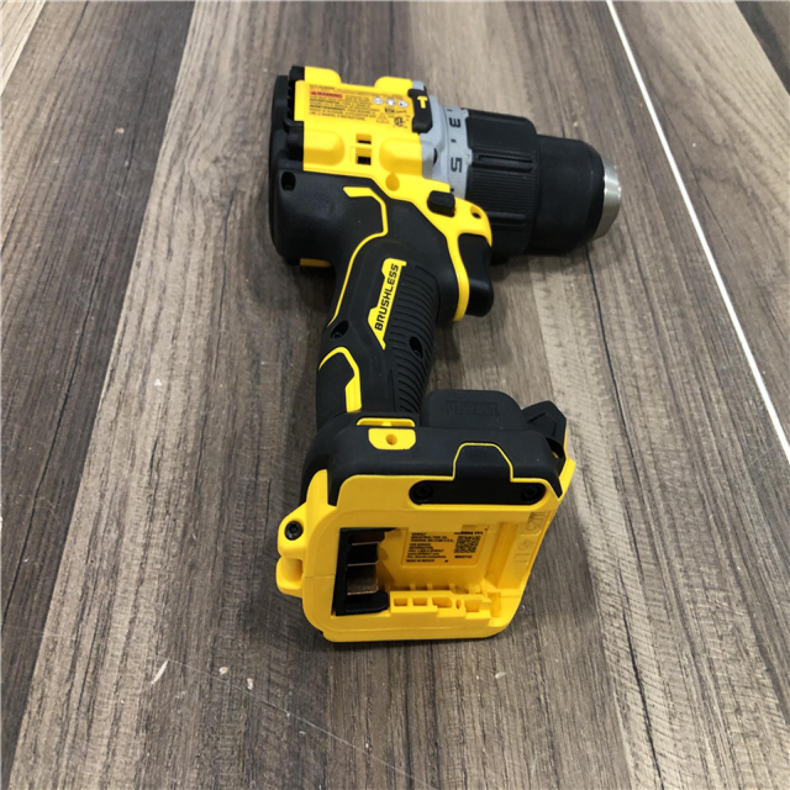 AS-IS DEWALT 20V XR Brushless Cordless 1/2 in. Hammer Drill (Tool-Only)