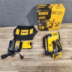 HOUSTON LOCATION - AS-IS DEWALT ATOMIC 20V MAX Lithium Ion Cordless 23 Gauge Pin Nailer Kit with 2.0Ah Battery and Charger