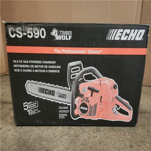 Phoenix NEW ECHO 20 in. 59.8 cc Gas 2-Stroke Rear Handle Timber Wolf Chainsaw