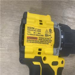 AS -IS DEWALT ATOMIC 20V Lithium-Ion Cordless 1/2 in. Hammer Drill Kit