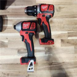 HOUSTON LOCATION - AS-IS Milwaukee M18 Brushed Cordless (2-Tool) Drill/Driver and Impact Driver Kit