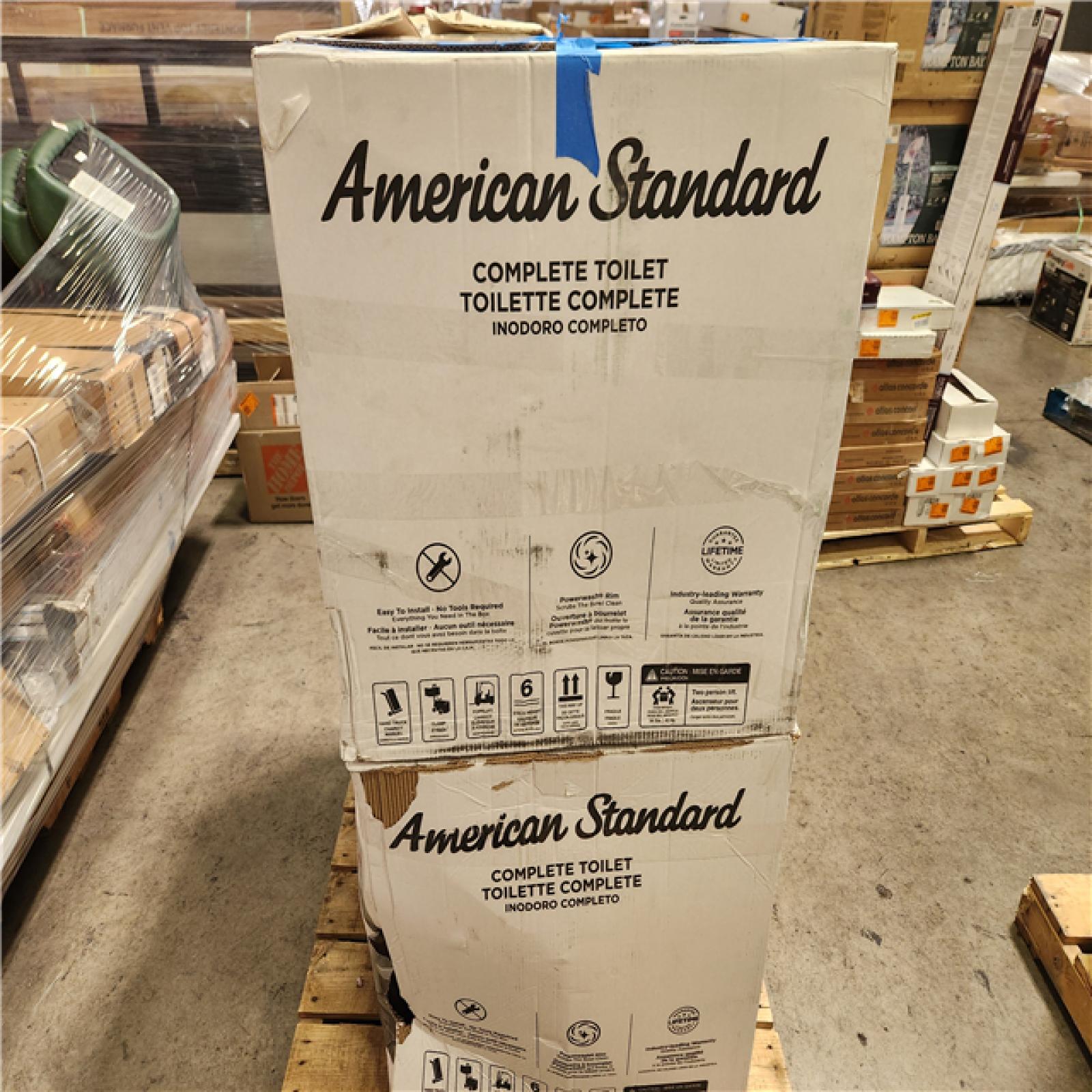 Phoenix AS-IS Mixed American Standard Toilet Pallet (6 Toilets)