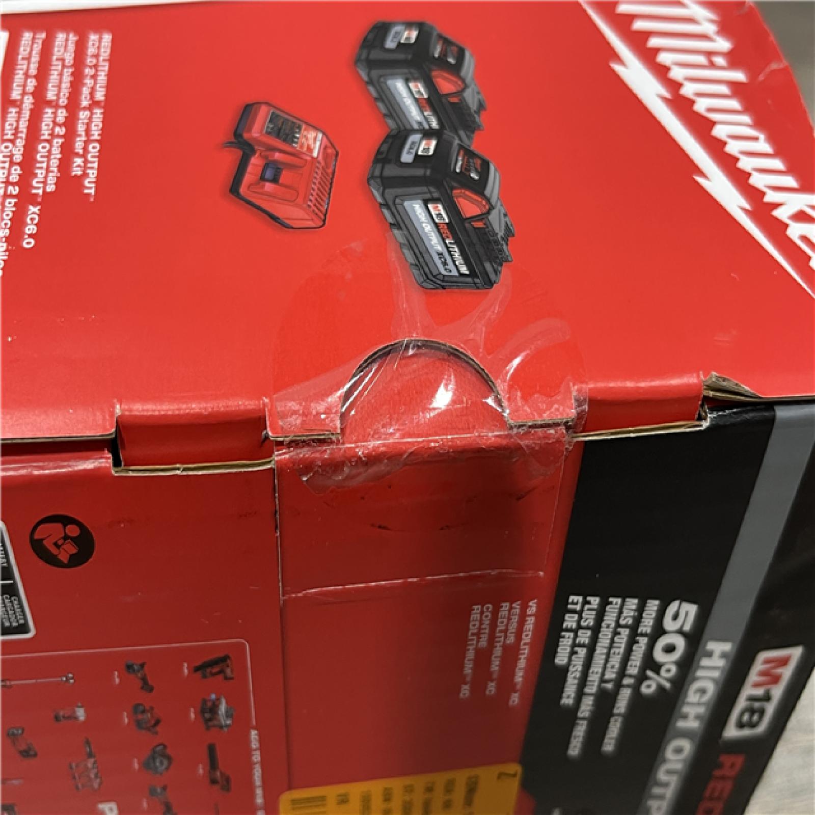 NEW - Milwaukee 18-Volt Lithium-Ion High Output Starter Kit