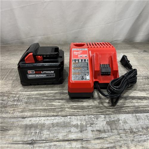 AS-IS Milwaukee 18-Volt Lithium-Ion High Output Starter Kit with 6.0 Ah Battery and Charger