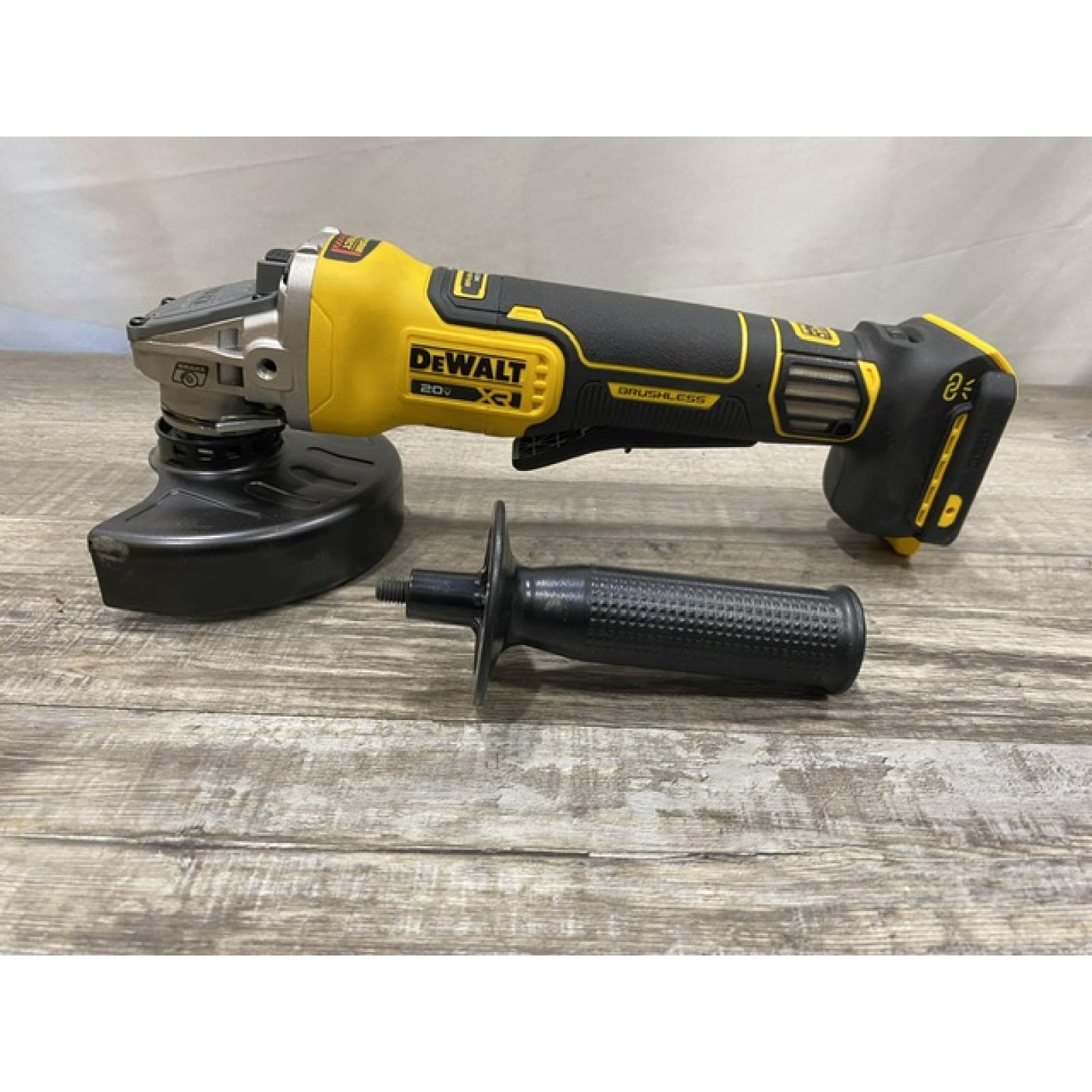 AS-IS DEWALT 20V XR Cordless 4-1/2. in. to 5 in. Variable Speed Angle Grinder (Tool Only)