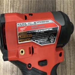 AS-IS Milwaukee  FUEL 12V Lithium-Ion Brushless Cordless 1/4 in. Hex Impact Driver (Tool-Only)