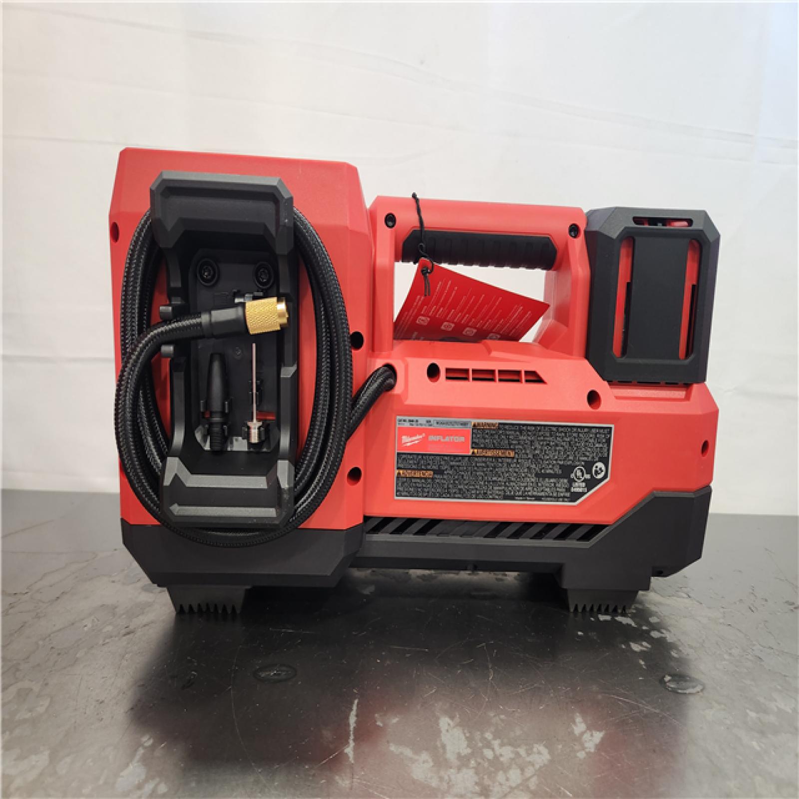 AS-IS- MILWAUKEE  18-Volt Lithium-Ion Cordless Inflator (Tool-Only)