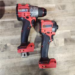 HOUSTON LOCATION - AS-IS (APPEARS LIKE NEW) MILWAUKEE M18 FUEL 18V Lithium-Ion Brushless Cordless Hammer Drill and Impact Driver Combo Kit (2-Tool) with 2 Batteries