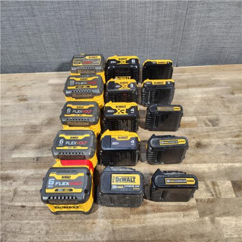 HOUSTON LOCATION - AS-IS DEWALT BATTERY PACK QTY - 15