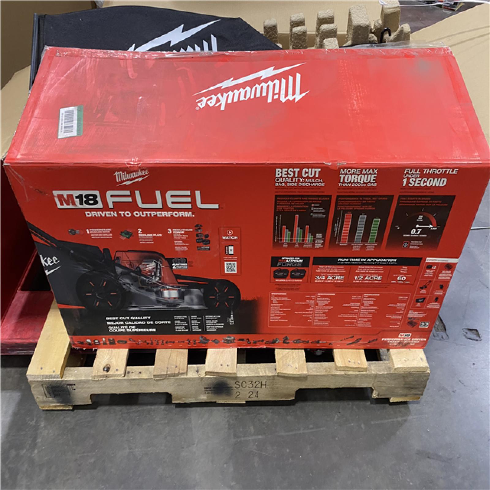 As-Is - M18 FUEL Brushless Cordless 21 in. Walk Behind Dual Battery Self-Propelled Mower W/(2) 12.0Ah Battery and Rapid Charger