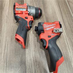 AS-IS Milwaukee M12 Fuel Combo Rotomartillo 1/2 Y Llave De Impacto1/4 Nueva Generacion