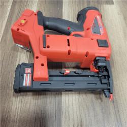 AS-IS MILWAUKEE M18 FUEL 18-Volt Lithium-Ion Brushless Cordless 18-Gauge 1/4 in. Narrow Crown Stapler (Tool-Only)