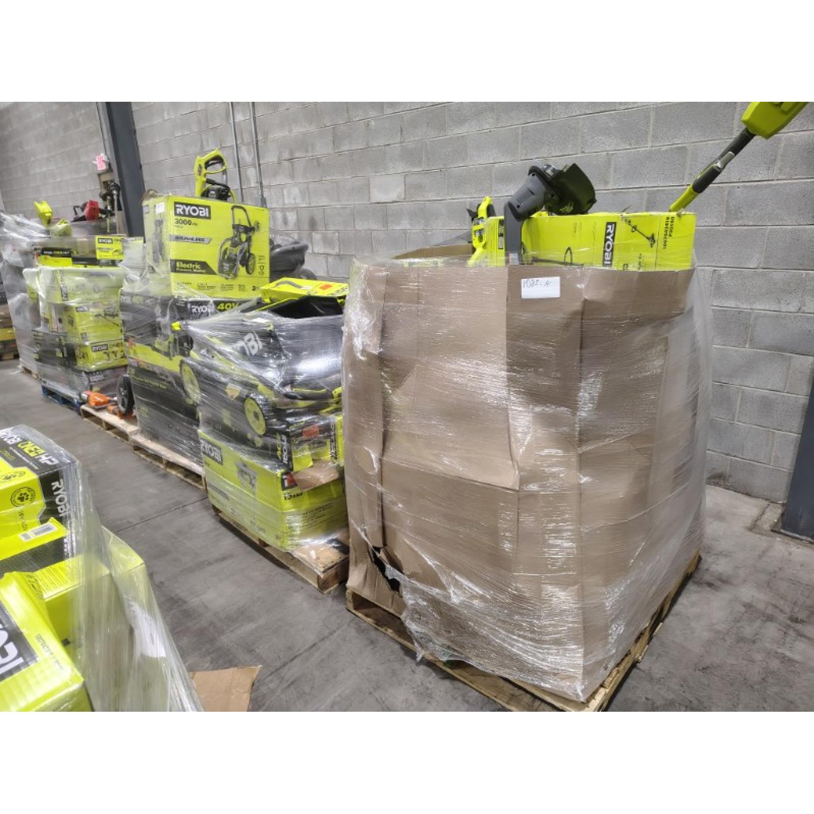 Pittston Location As-Is Power Tools Partial Truckload (15 Pallets) 1085-A