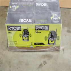 HOUSTON LOCATION - AS-IS (NEW)RYOBI 2 Peak Plunge Base Corded Router QTY - 4