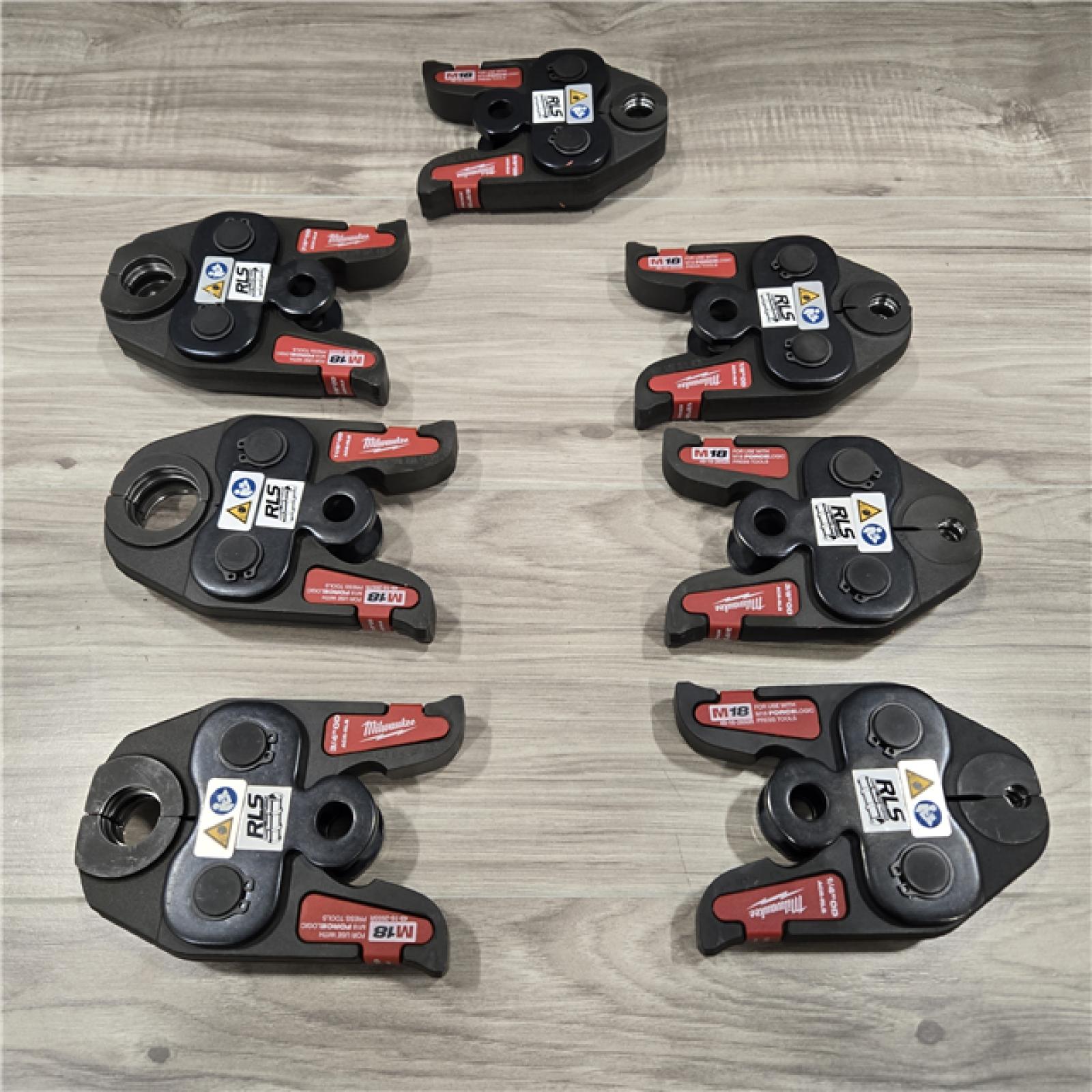 AS-IS M18 Press 1/4 in. to 1-1/8 in. Copper Press Tool Jaw Set for RLS ACR Press Fittings (7-Jaws Included)