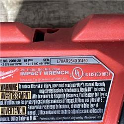 Houston Location AS-IS Milwaukee FUEL GEN-2 18V Lithium-Ion Mid Torque Brushless Cordless 3/8 in. Impact Wrench with Friction Ring (Tool-Only)