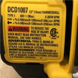 AS-IS DEWALT 20V XR Lithium-Ion Cordless Hammer Drill Kit