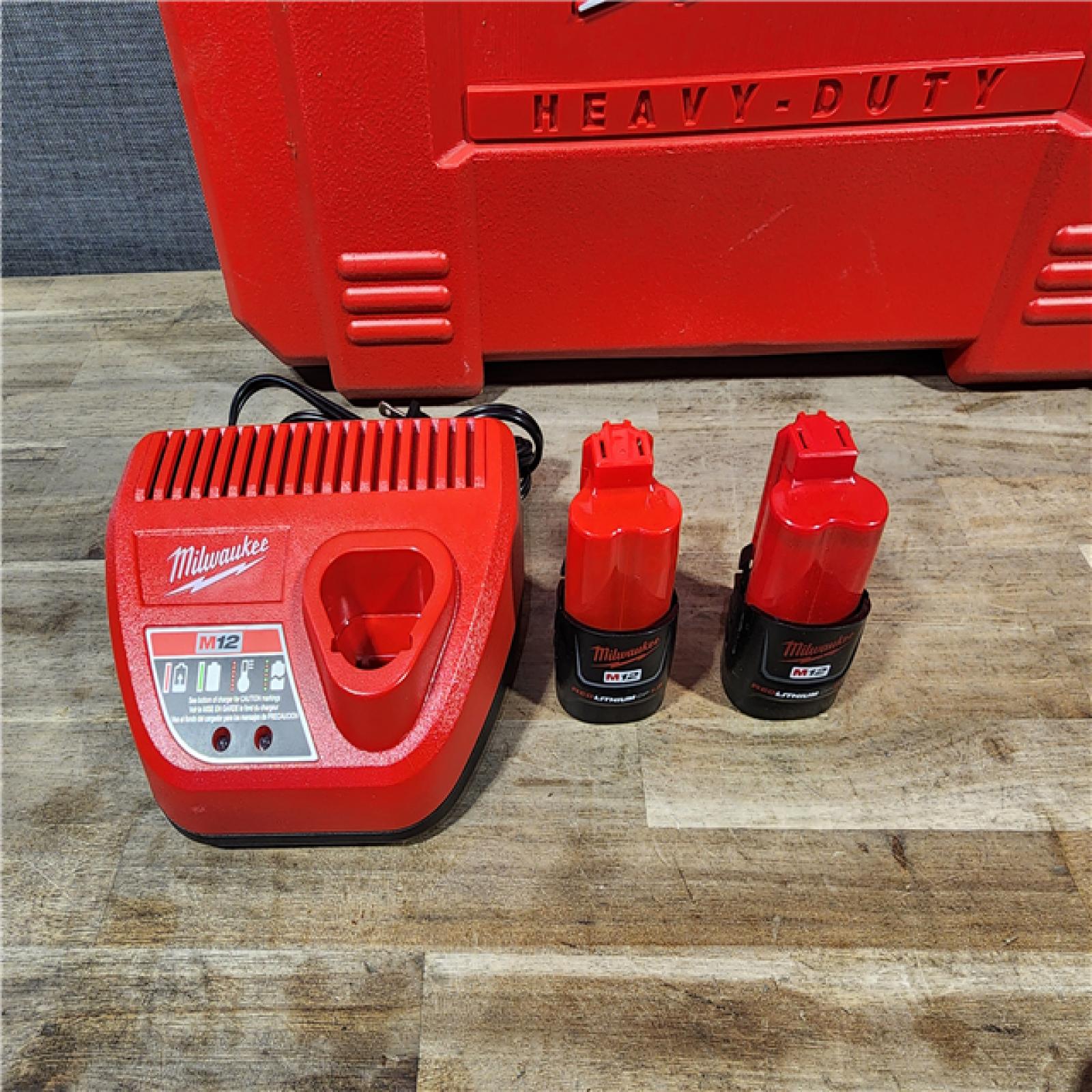 HOUSTON LOCATION - AS-IS M12 12-Volt Lithium-Ion Force Logic Cordless Press Tool Kit (3 Jaws Included) with Two Battery and Hard Case