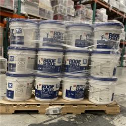 DALLAS LOCATION - GAF RoofShield Top Coat 5 Gal. White Acrylic Reflective Elastomeric Roof Coating PALLET-(36 UNITS)