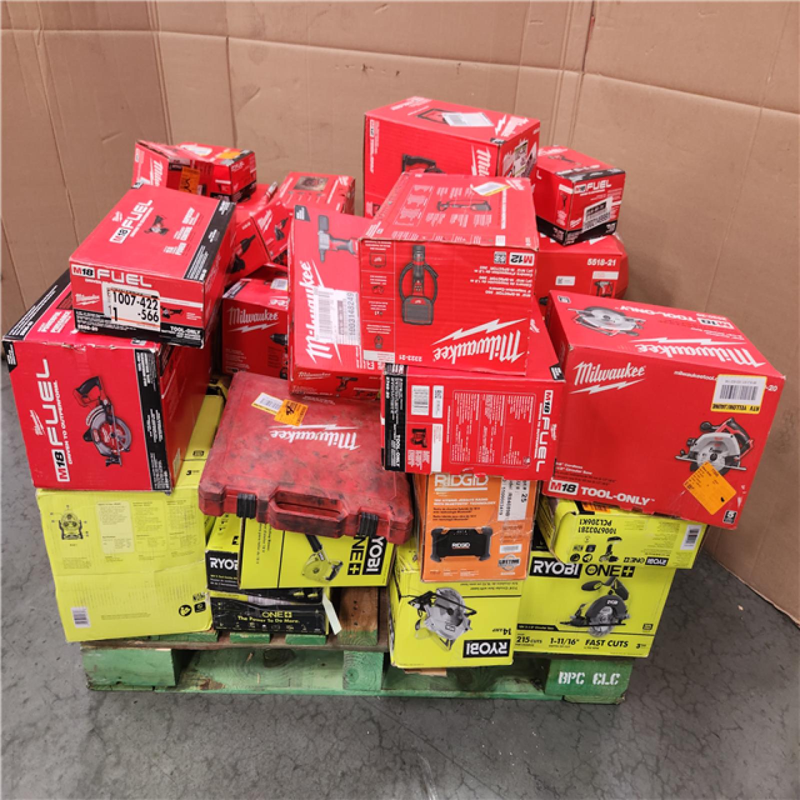California AS-IS Tool Pallet