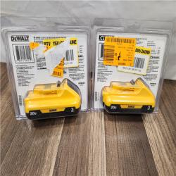NEW! - DEWALT 20V Max 3.0Ah Compact Battery 2-Pack