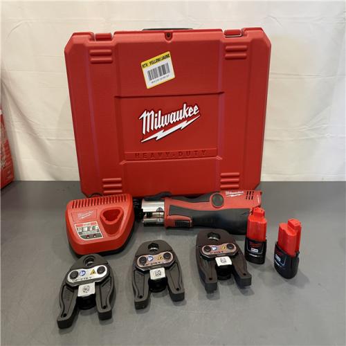 AS-IS - MILWAUKEE 12-Volt Lithium-Ion Force Logic Cordless Press Tool Kit