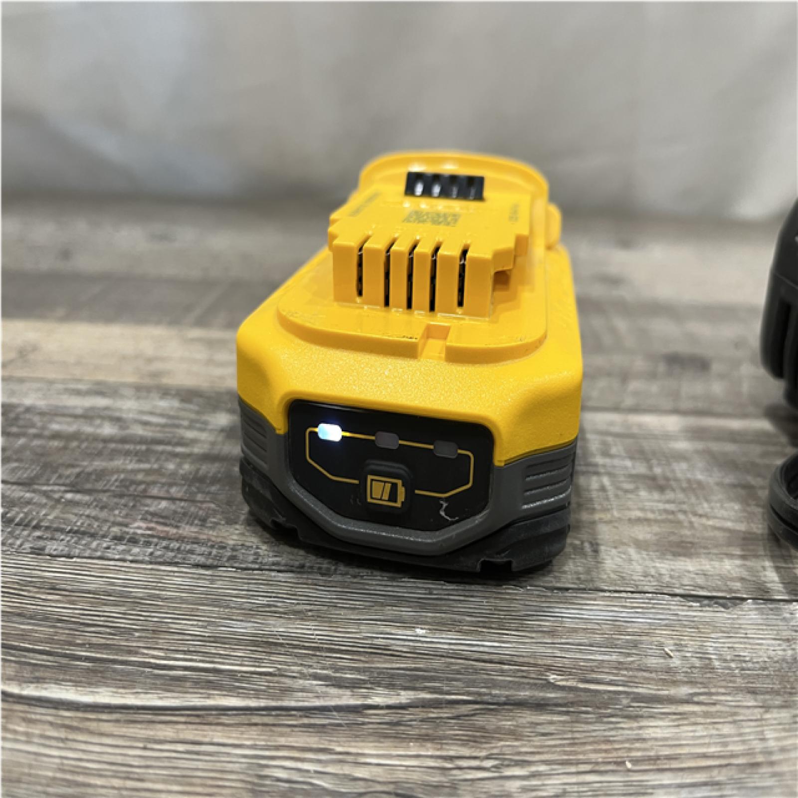 AS-IS DEWALT 20V MAX XR POWERSTACK Lithium-Ion Battery Starter Kit with 3.5Ah Battery and Charger